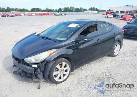 2013 Hyundai Elantra Gls/Limited из США, поврежденный, VIN 5NPDH4AE4DH173685